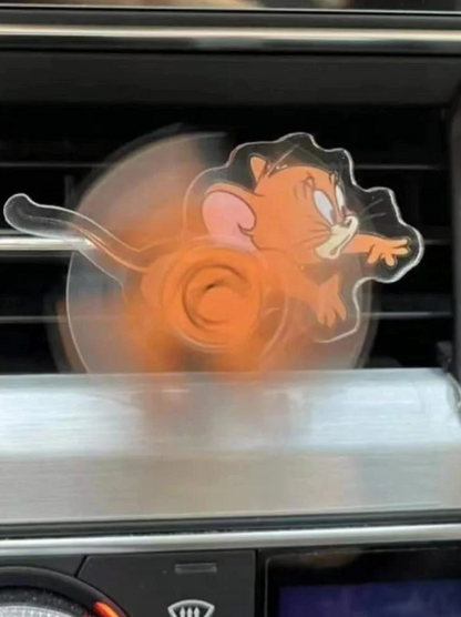 Tom & Jerry – Ozdoba na kratkę nawiewu do auta | Dekoracja samochodowa