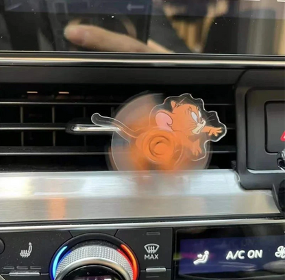 Tom & Jerry – Ozdoba na kratkę nawiewu do auta | Dekoracja samochodowa